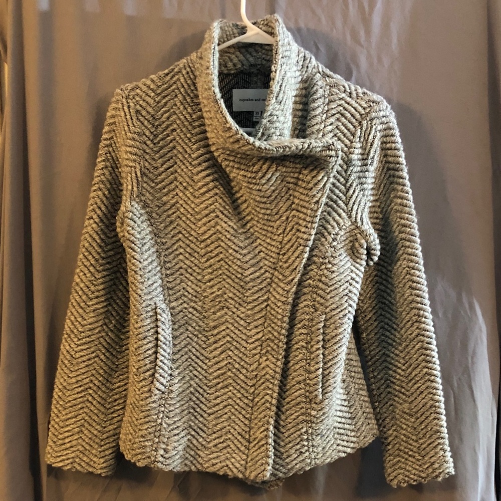 cupcakes & cashmere Textured Jacket